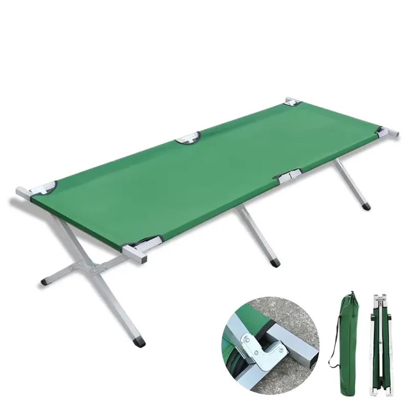 Bed Outdoor Camping - Draagbare opvouwbare campingbedden voor buitengebruik, noodhulpbedden,