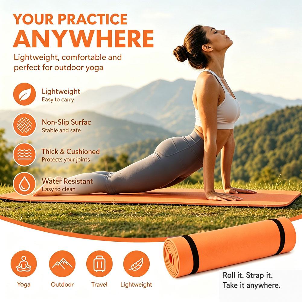 Antislip EVA yogamat, lichtgew - Outdoor Camping Rugs recensie en prijs