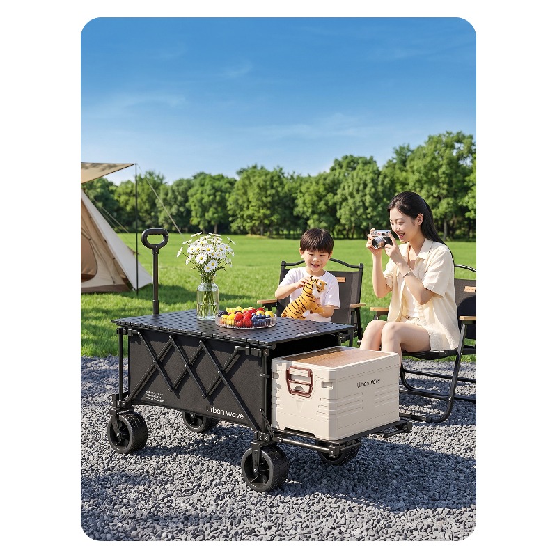 Opvouwbare campingwagen, inkla - Outdoor Camping Trolley recensie en prijs