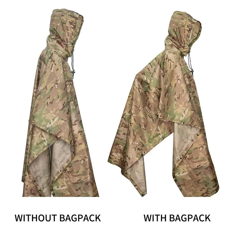 3-in-1 regenjas rugzak regenho - Camping Rain Poncho recensie en prijs