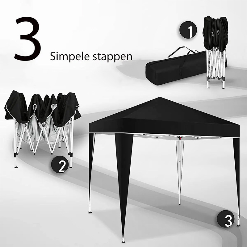 3×3m opklapbare opvouwbare lui - Outdoor Camping Exhibition recensie en prijs
