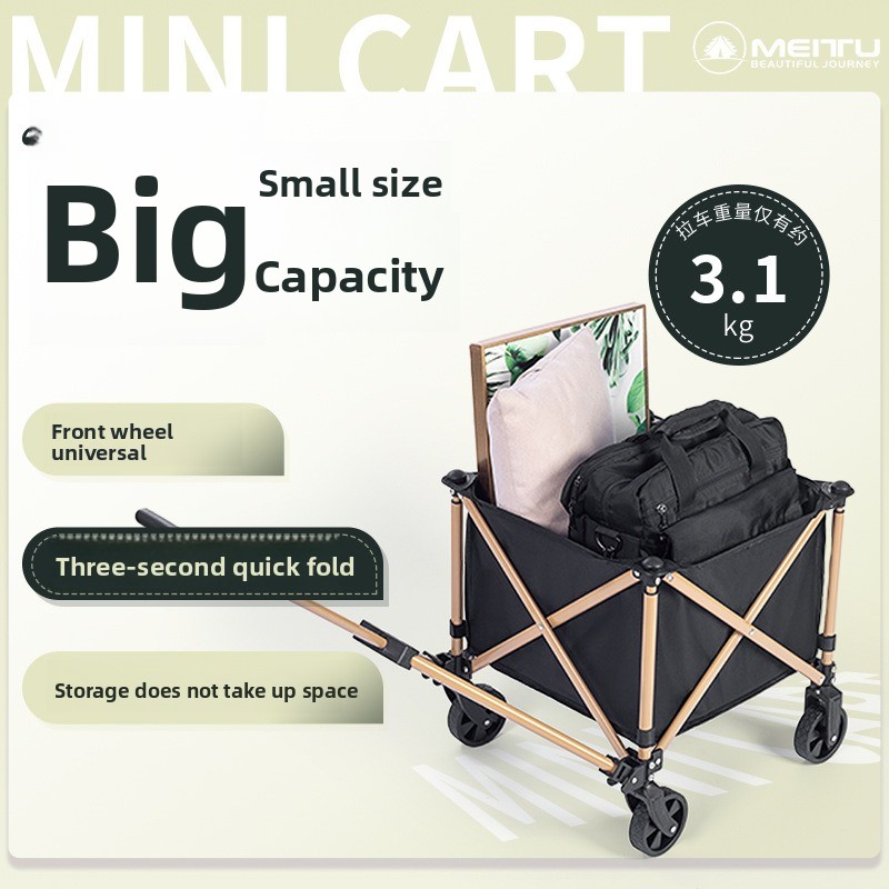 Vouwwagen voor buiten, draagba - Outdoor Camping Trolley recensie en prijs