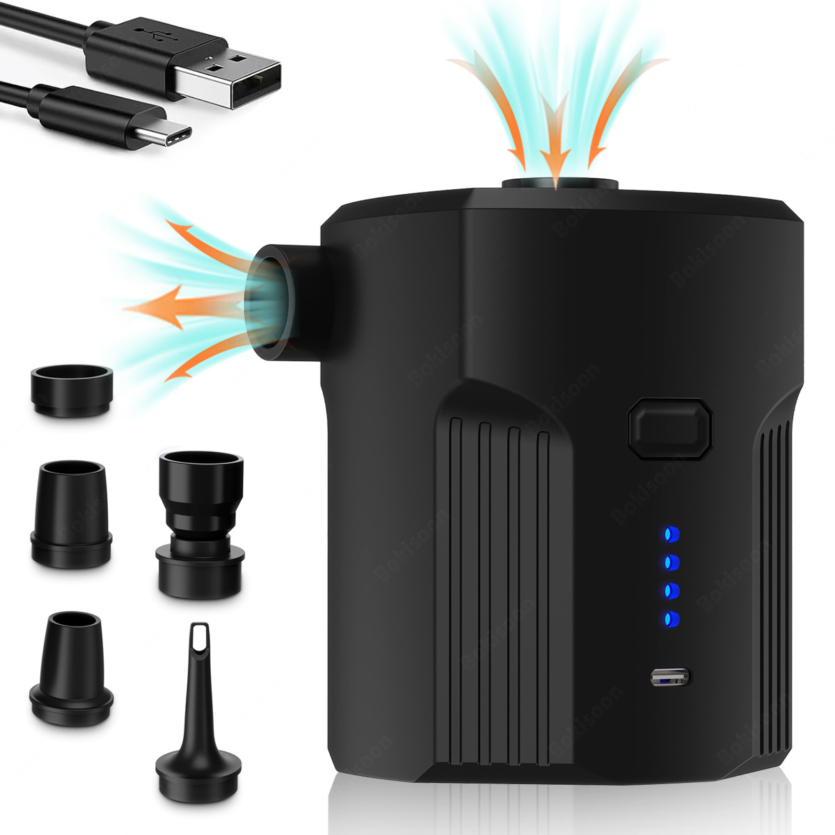 Draagbare elektrische luchtpom - Bed Outdoor Camping recensie en prijs
