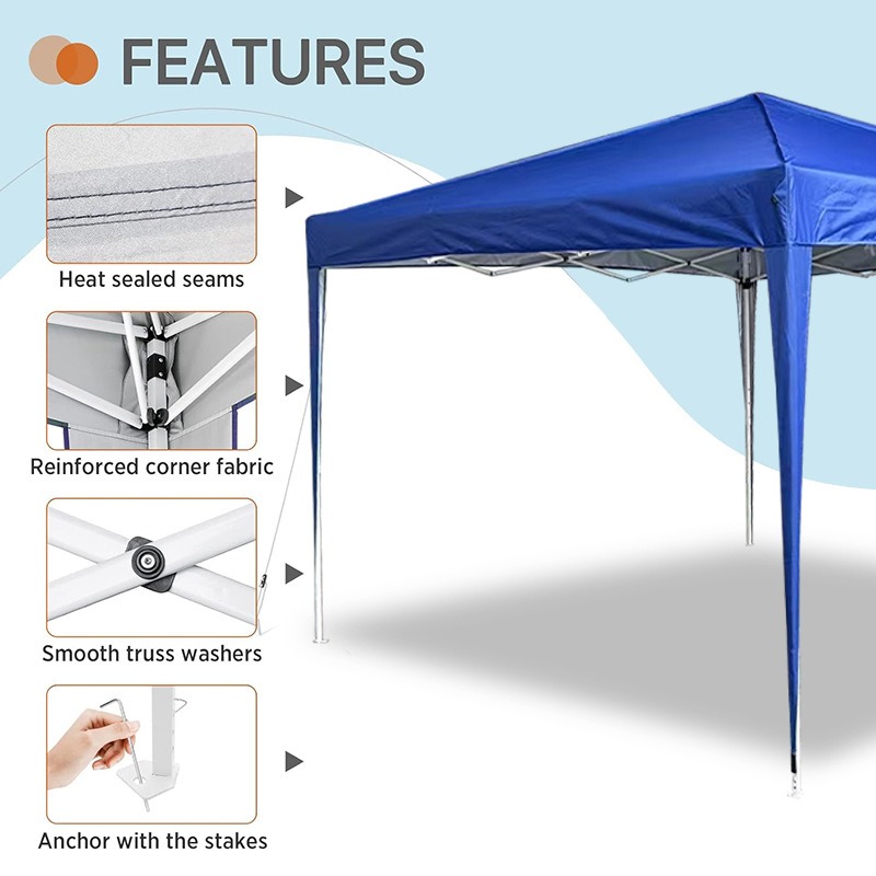 3x3m Vierzijdig Opvouwbaar Pop - Outdoor Camping Exhibition recensie en prijs