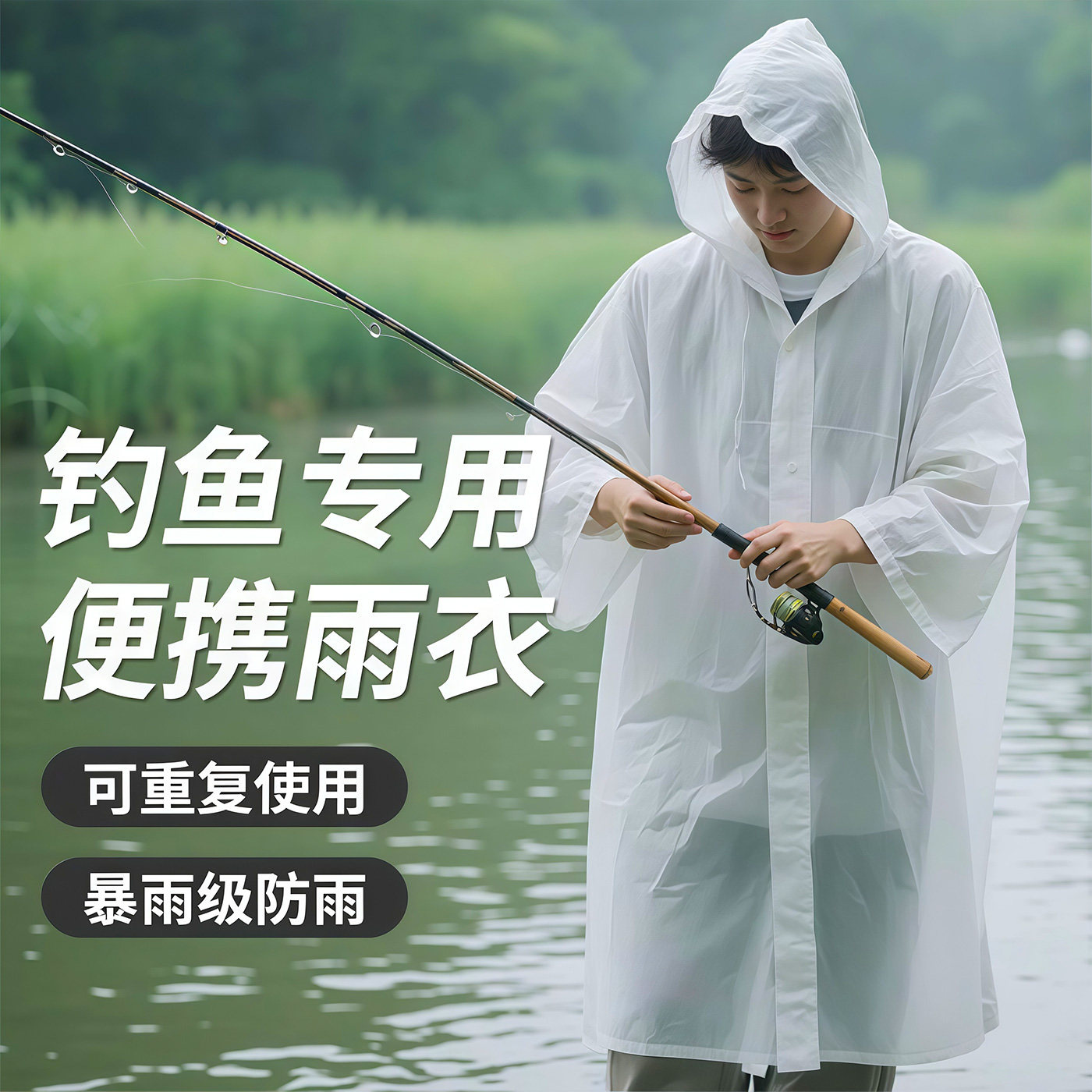 EVA Regenjas Herbruikbare Verd - Camping Rain Poncho recensie en prijs